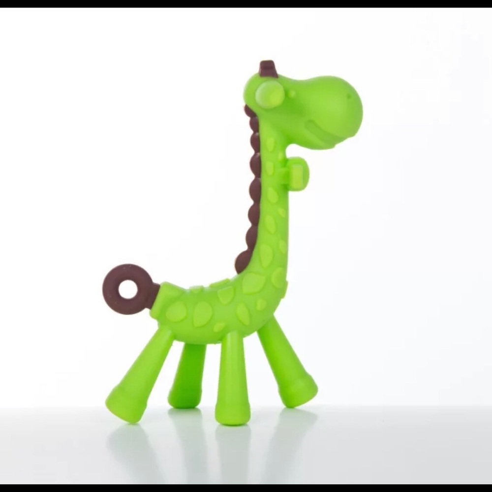 Baby Giraffe Teether Toy Silicone Sensory Teething
